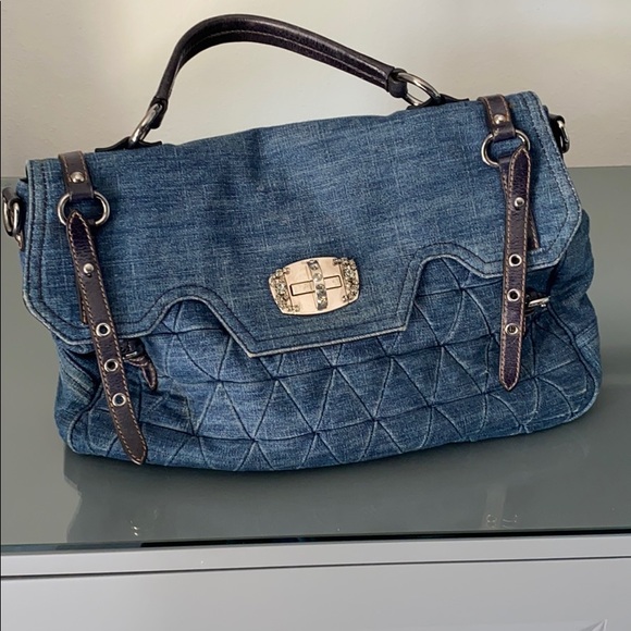 miu miu denim bag